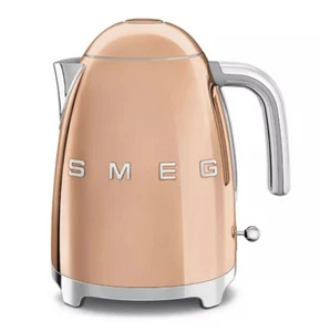 Smeg 50s Retro Style Electric Aesthetic Kettle Rose Gold Genuine ITALY Designed - Picture 1 of 8