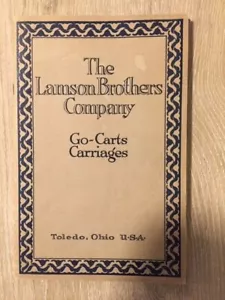 The Lamson Brothers Go-Carts Carriages [1920 Trade Catalog - Picture 1 of 6