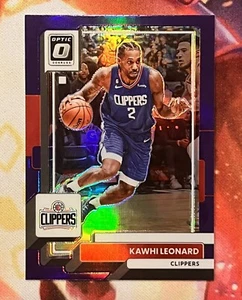 2023 optic basketball Kawhi Leonard Purple Holo Prizm #118 Mint ,LA Clippers NBA - Picture 1 of 5
