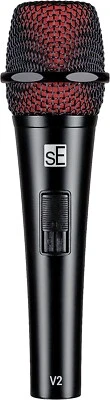 sE Electronics V2 Switch Cardioid Dynamic Handheld Microphone with ON/OFF Switch - Image 1 of 4