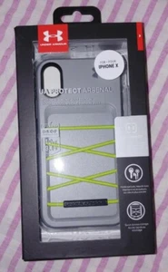 iPhone X XS Under Armour UA Protect Arsenal Case Storage Band Gray GRAPHITE GRN - Picture 1 of 6