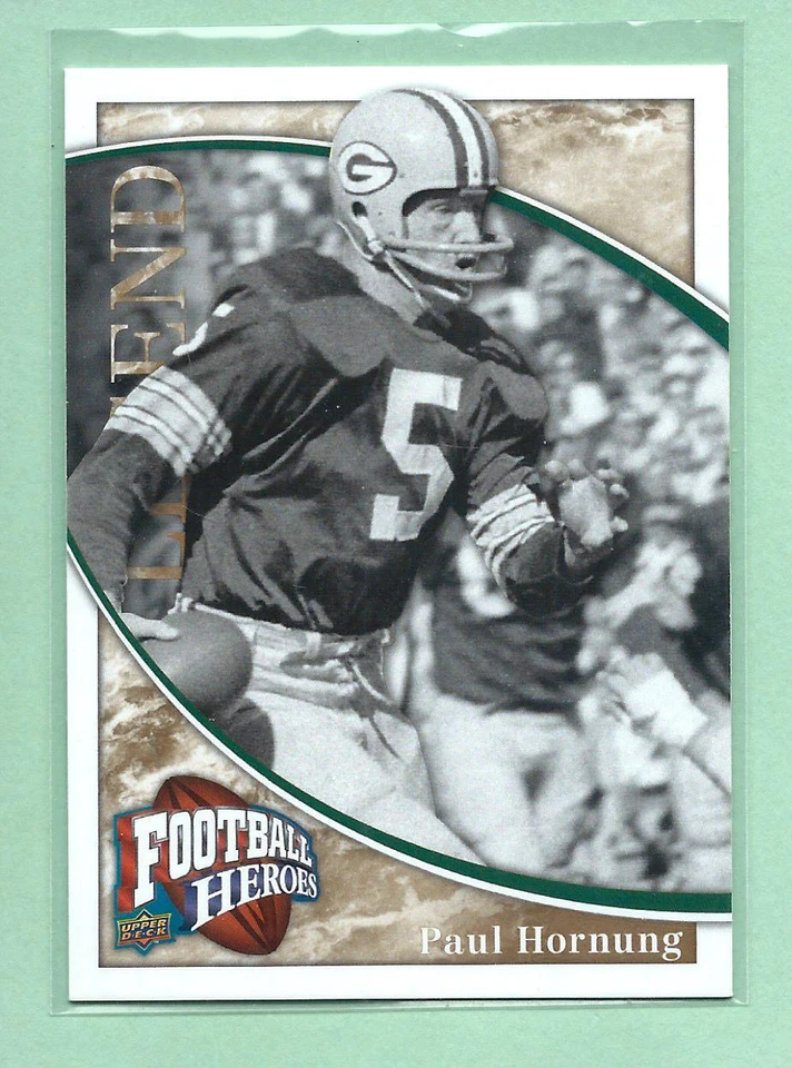 PAUL HORNUNG - 2009 Upper Deck Football Heroes - "Legend" - #201 - Shipping - Image 1 of 1