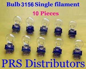 Bulb 3156 Clear for some cars Tracks Boats, lab, industrial equipment 10 Pieces - Foto 1 di 2