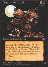 Greater Werewolf X4 (Homelands) MTG (NM) *CCGHouse* Magic