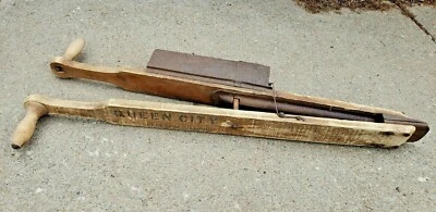 RARE Antique Primitive Farm Advertising Queen City Corn Seed Planter Barker Rose - Image 1 of 4