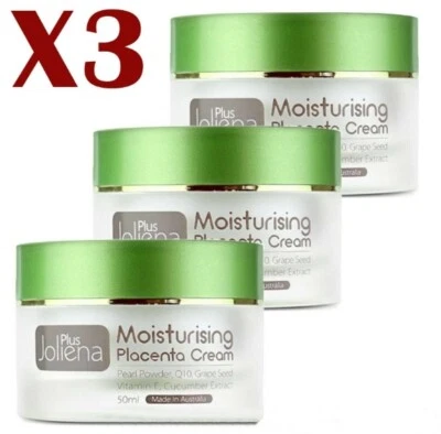 3X Joliena Plus Moisturizing Placenta Cream Skin Anti-Aging Wrinkle Firming 50g - Image 1 of 4