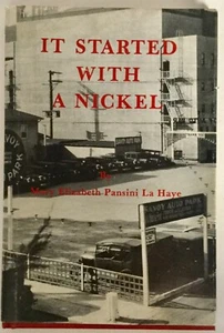 Hayes IT STARTED WITH A NICKEL Signed 1st Edition H/C 1988 Los Angeles - Imagen 1 de 10