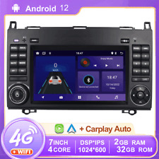 Produktbild - 7" Für Mercedes-Benz A/B Vito Viano Sprinter Android 12 Autoradio GPS Sat Navi