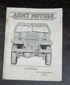 Spring, 1987 Army Motors Journal of the Military Vehicle Collector Club US6 LD - Imagen 1 de 1