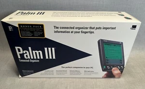 NEU IM KARTON! Vintage Palm III Connected Organizer Personal Computer PDA 3Com - Bild 1 von 12
