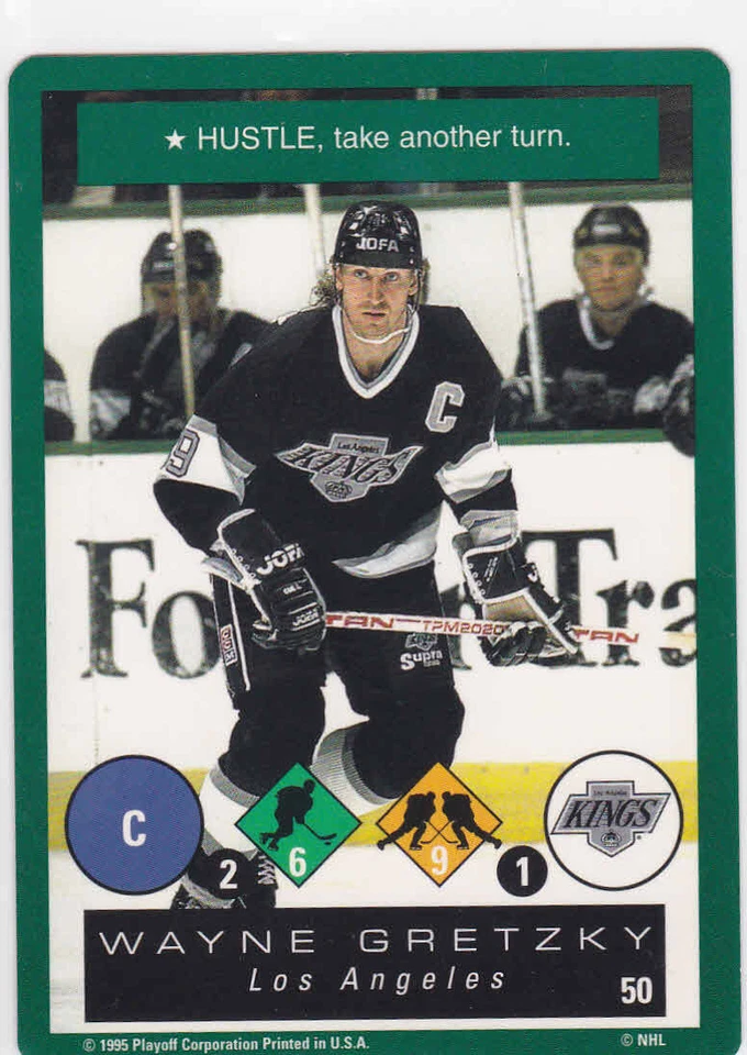 1995-96 Playoff Hockey One on One Challenge Wayne Gretzky #50 (ID294) - Image 1 of 1