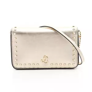 JIMMY CHOO JC Schultertasche Crossbody Leder Gold Gebraucht Damen - Bild 1 von 6