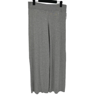 Calvin Klein Sleepwear Sleep Lounge Knit Pants Wide Leg Soft Women Medium Gray - Image 1 of 4