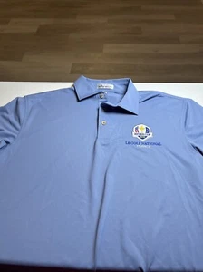 Peter Millar 2018 Ryder Cup Le Golf National Polo Shirt Men's Size Med - Picture 1 of 8