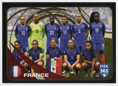 #288 France FIFA/Coca Cola Women's World Ranking Top 10 Panini FIFA 365 2016-17 - Image 1 of 2