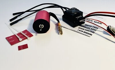 HSP 2720KV Motor And 50A ESC Brushless Combo 2-3S Lipo 03302 37017 WP 10BL50 RTR - Image 1 of 4