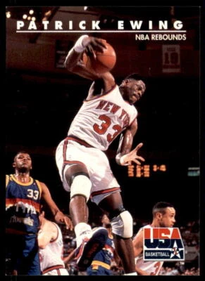 1992 SkyBox USA  #27 Patrick Ewing - USA - Image 1 of 2