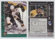 2001 ITG Be A Player Memorabilia Emerald Chicago Sun-Times Nov /10 Jason Allison