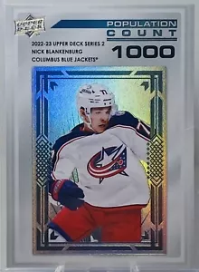 2022-23 UD Series 2 Population Count 1000 #PC-46 Nick Blankenburg /1000 - Picture 1 of 2