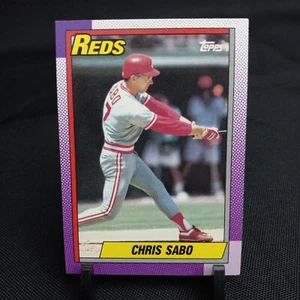 Chris Sabo 1990 Topps #737 MLB Baseball Cincinnati Reds (1A136) - Picture 1 of 3