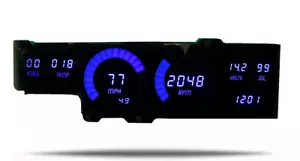 1978-1988 Oldsmobile Cutlass Digital Dash BLUE LED Intellitronix DP1407B - Picture 1 of 11