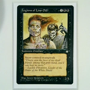 Legions of Lim-Dul Ice Age 1995 Magic The Gathering MTG Common Heavily Played - Picture 1 of 2