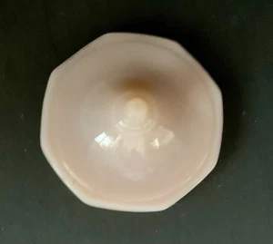 Vintage Akro Achat Rosa Kinder Teeservice Zuckerdose NUR DECKEL - Bild 1 von 2