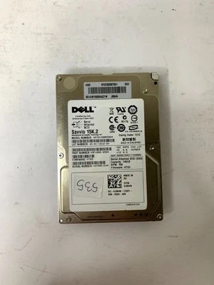 Dell ST9146852SS 146GB 2.5" 6Gbs 15K RPM SAS Hard Drive Dell P/N:0J084N-NOCADDY - Image 1 of 4