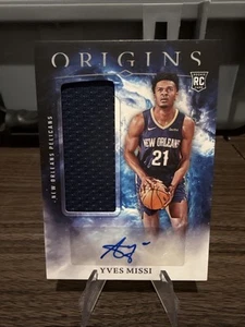 2024-25 Panini Origins Yves Missi Rookie Patch Auto Pelicans #RJA-YMP RPA RC - Picture 1 of 2