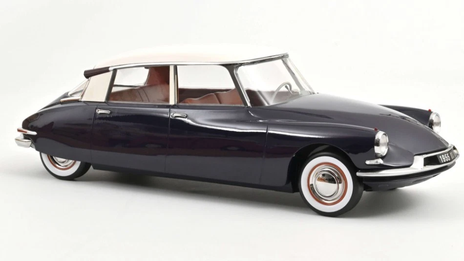 NOREV NV121579 CITROEN DS 19 1955 PURPLE/CHAMPAGNE 1:12 Modellino - Immagine 1 di 1