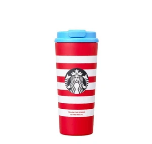 Starbucks Korea 2025 Where’s Wally Christmas SS Joyful Wally Toby Tumbler 473ml - Bild 1 von 11