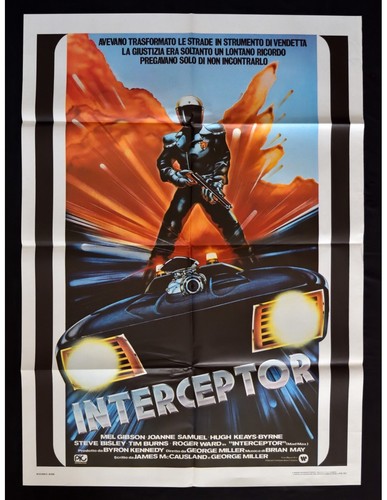 Interceptor Poster Mad Max Mel Gibson 1 Italian Edition 1979 A438 | eBay