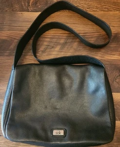 Bolso de hombro hobo negro de cuero puro The sak - Imagen 1 de 5