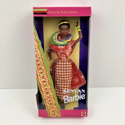 NIB Kenyan Barbie / Dolls of the World Collector Series / 1993 / Non-Mint Box - Image 1 of 4