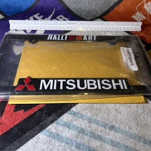 Mitsubishi Ralli Art Plastic Plate Frame for Vehicle  - Picture 1 of 4