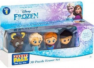 Disney Frozen Puzzle Palz 3D Puzzel Radiergummi 5 er Pack 14,5x23,5cm - Bild 1 von 2