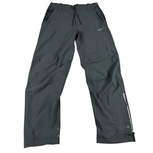 Nike Golf Storm-FIT 10 Pants Large Black Waterproof Windproof Zip Leg Rain - Picture 1 of 12