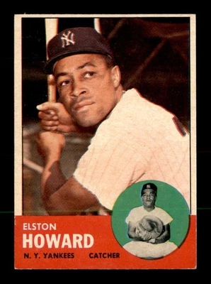 1963 Topps #60 Elston Howard VGEX X3571650 Foto 1 de 3