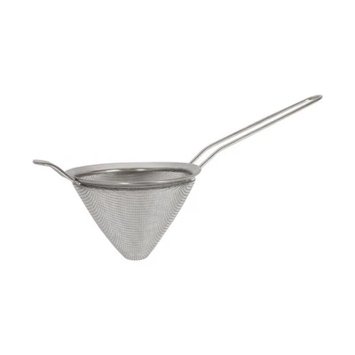 ARGON TABLEWARE 1x Stainless Steel Conical Strainer 10cm Fine Mesh Bar Kitchen Cocktail Sieve
