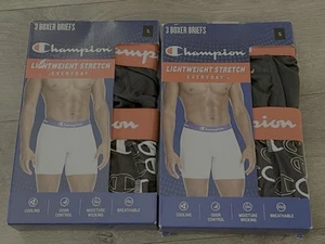 6 Paar Champion leichte Stretch Boxershorts Gr. Small (28-30) NEU - Bild 1 von 4