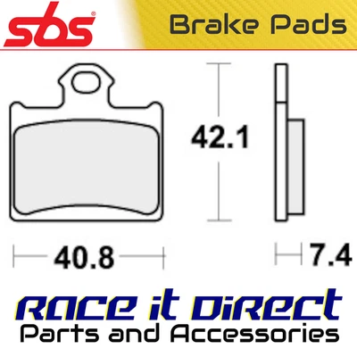 Pastillas de freno traseras para KTM 350 FREERIDE E SX 2015-2016 Off Road Racing SBS Foto 1 de 4