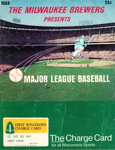 1968 Oakland A's (Reggie Jackson) vs. White Sox program hosted by Milwaukee - Picture 1 of 2