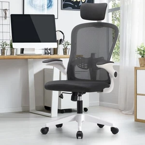 Oikiture Mesh Office Chair Executive Gaming Seat Racing Computer DGY&WH - Picture 1 of 10