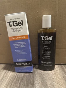 Neutrogena T/Gel Therapeutic Extra Strength Anti-Dandruff Shampoo 6oz Exp 2023 - Picture 1 of 2