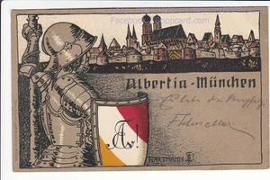 TARJETA DE ARTISTA, ESTUDIANTE, ALBERTINA - MUCHEN, 1910 - Imagen 1 de 2