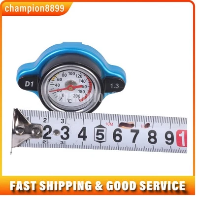 1x Car Thermostatic Gauge Radiator Cap 1.3 bar Big Head Water Temp Meter For Car - Image 1 of 4