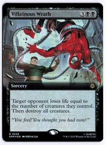 Villainous Wrath (Extended Art) Foil Marvel's Spider-Man 259 NM - Picture 1 of 2