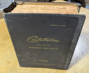 Lockheed Constellation 649 749 Wartung Teilekatalog ein Buch aus Set 1958 - Bild 1 von 24