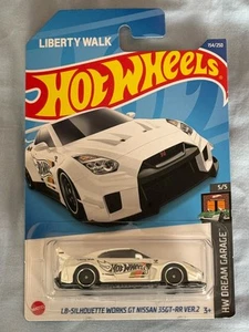Hot Wheels White LB SILHOUETTE WORKS GT NISSAN 35GT-RR VER.2 Mint Card From Coll - Bild 1 von 1