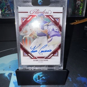 2022 Panini Perfetto - Cornice Perfetta Firme Kirk Cousins #FFS-8 Rubino /8... - Foto 1 di 2